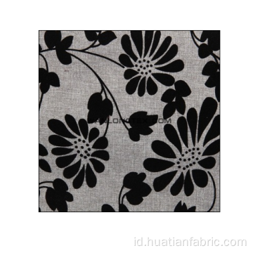 100% Polyester Sofa Fabric / Flocking Fabrics